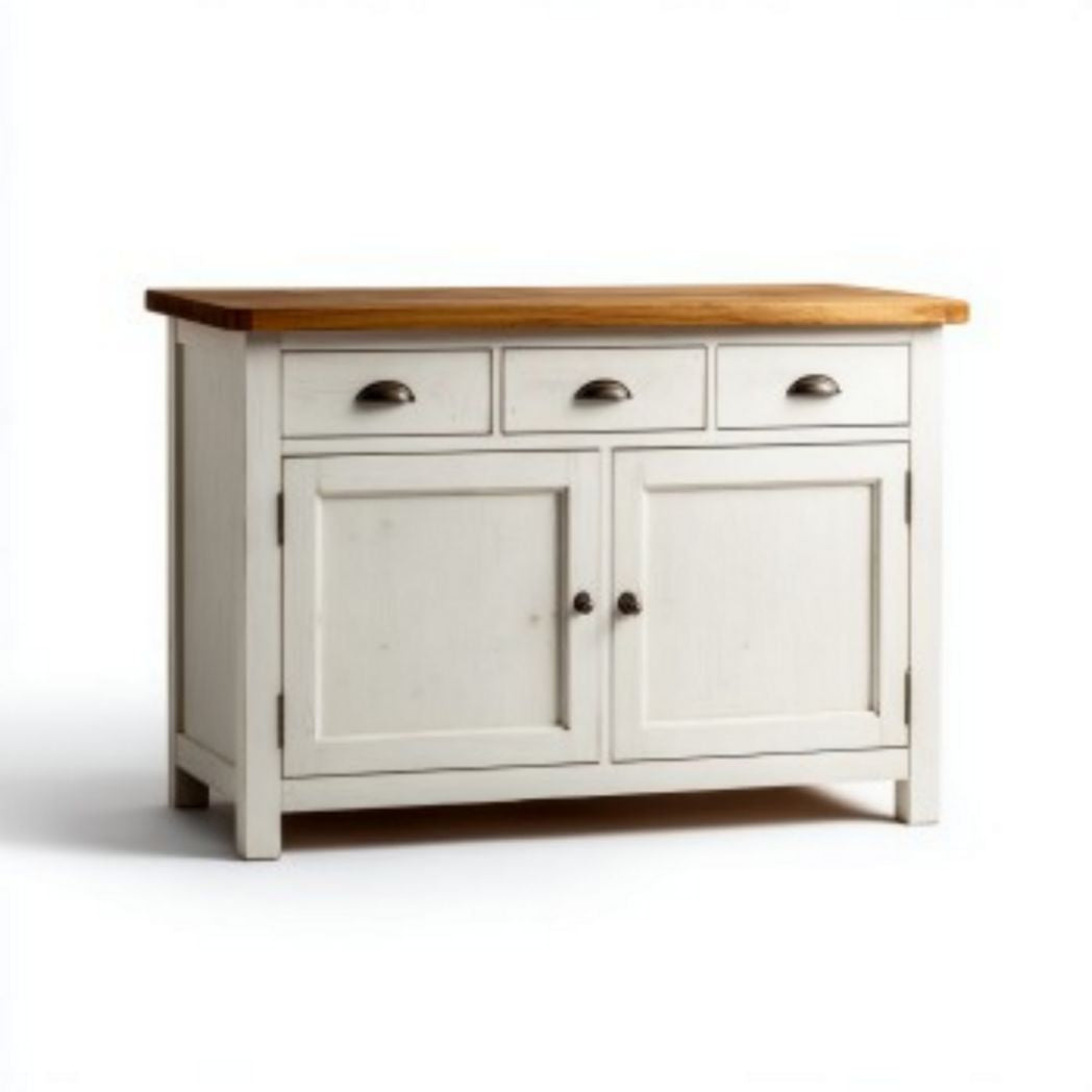 Dressoir van hout voor de eetkamer met lades - 120 x 50 x 80