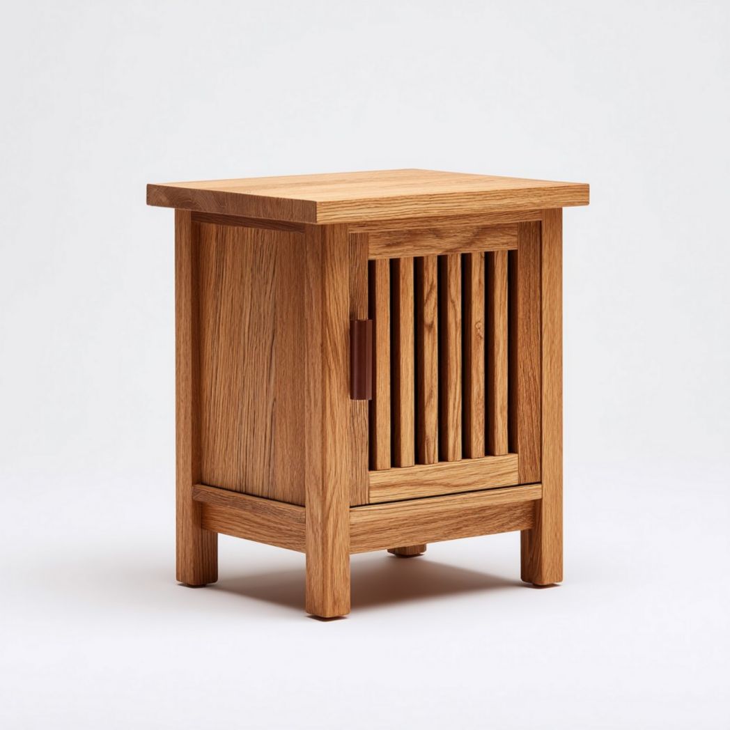 Bijzettafel van hout voor de woonkamer - 40 x 40 x 50