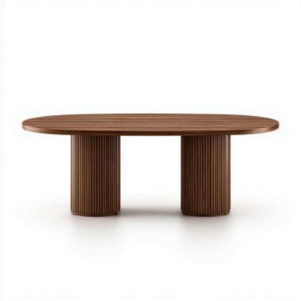 Eetkamertafel van hout voor de eethoek - 200 x 100 x 75